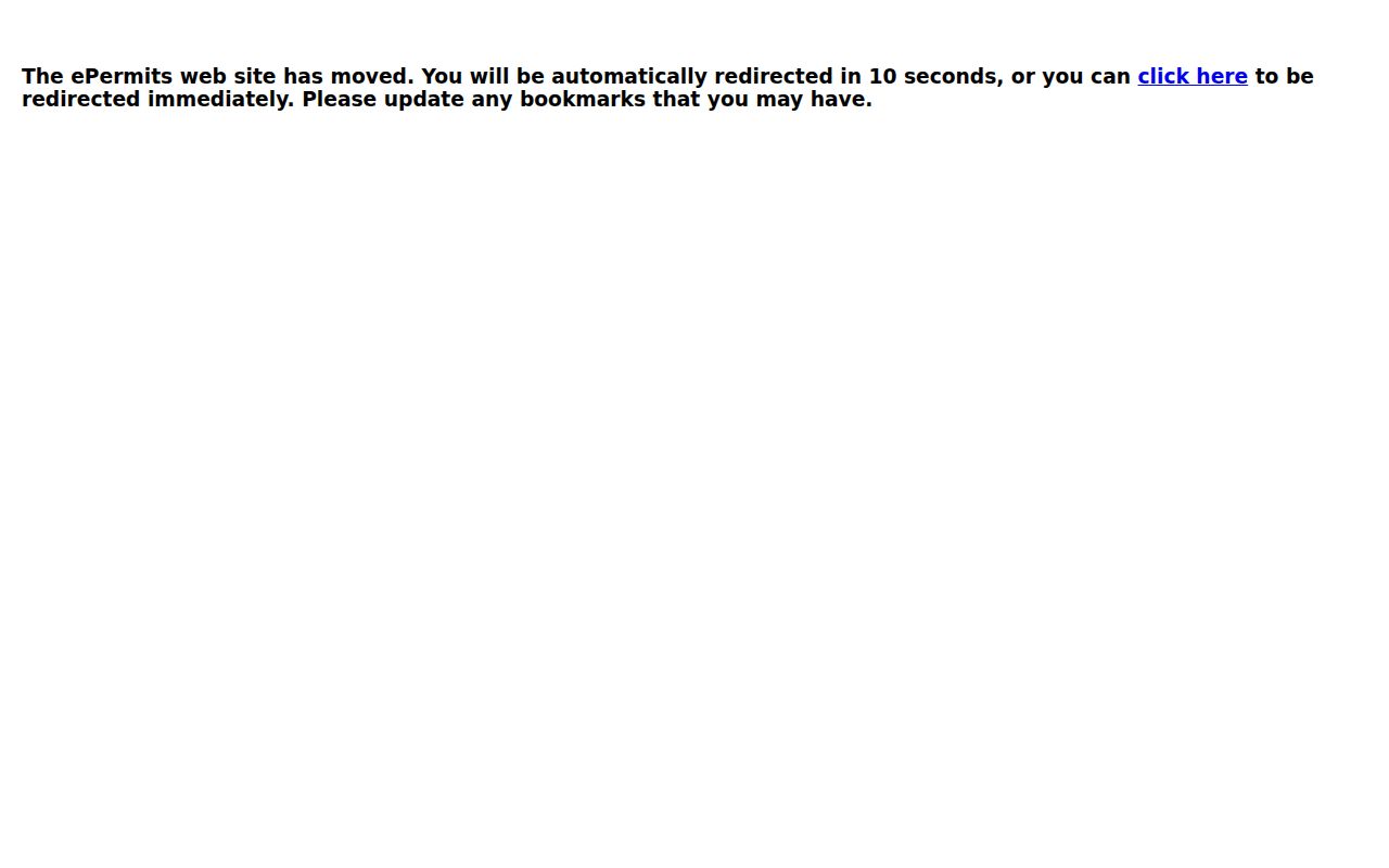 Crystal street directory ePermits address-search entry